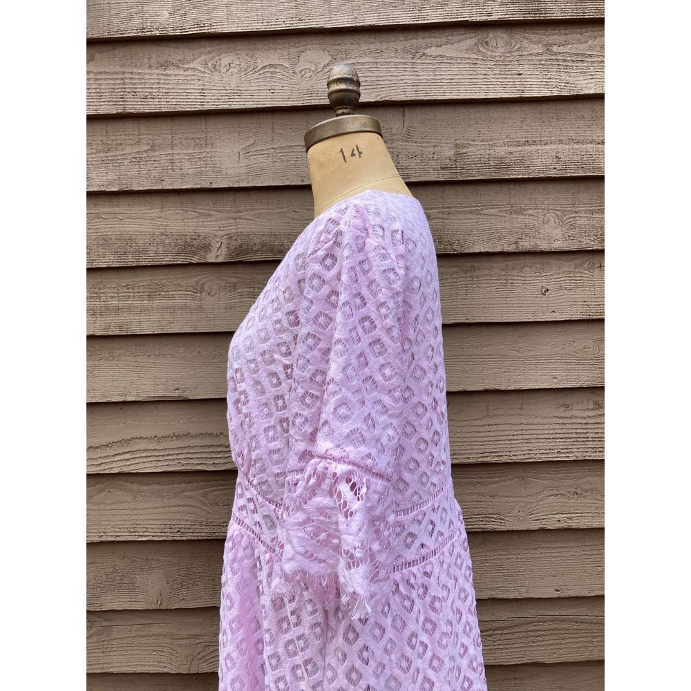 Jessakae Delancey Street lace dress magenta 4X plus - Picture 7 of 12